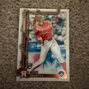 Topps Houston Astros Holiday Card - Navy Blue & White